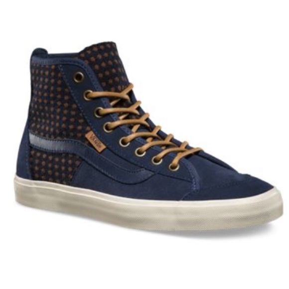 Vans Shoes - Vans Dazie Size 9 Dot Navy Blue Suede Skate shoe